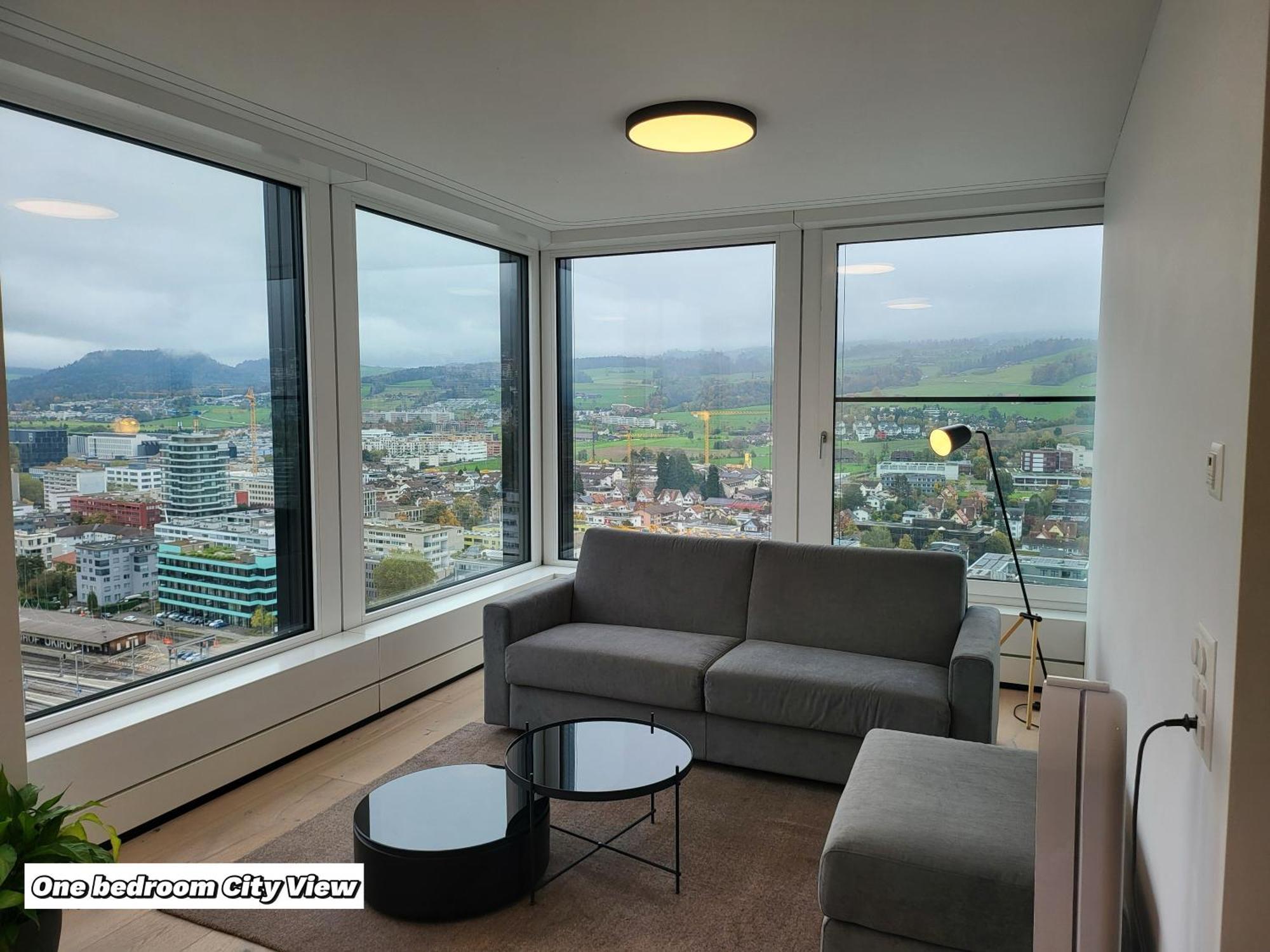 Park Tower City View Apartments Zug Buitenkant foto