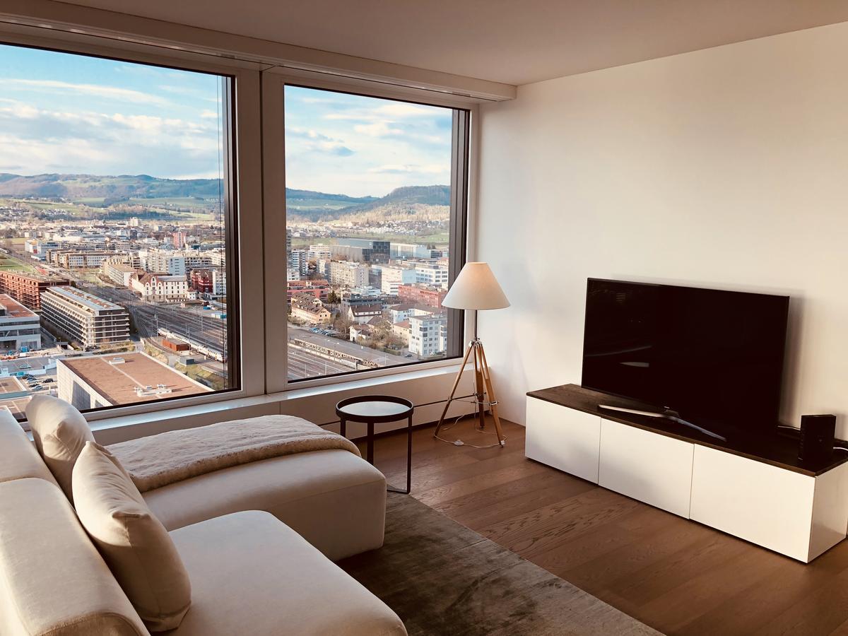 Park Tower City View Apartments Zug Buitenkant foto